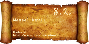 Wessel Kevin névjegykártya